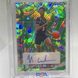 2022 23 Leaf Optichrome Naasir Cunningham Green Crystal Rookie Auto 5 (1)
