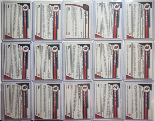 2023 24 Bowman U Chrome Simeon Wilcher Gold 50 Green 99 Yellow 75 Set (x15) (2).1