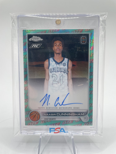 2022 23 Topps OTE Chrome Naasir Cunningham OTE Border Refractor Rookie Auto 99 (1).1