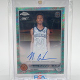 2022 23 Topps OTE Chrome Naasir Cunningham OTE Border Refractor Rookie Auto 99 (1)