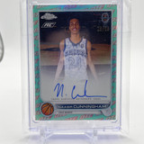 2022 23 Topps OTE Chrome Naasir Cunningham OTE Border Refractor Auto 99 #CA NC1 (1)