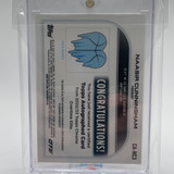 2022 23 Topps OTE Chrome Naasir Cunningham OTE Border Refractor Rookie Auto 99 (2)
