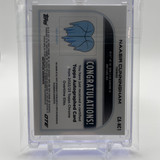 2022 23 Topps OTE Chrome Naasir Cunningham OTE Border Refractor Auto 99 #CA NC1 (2)