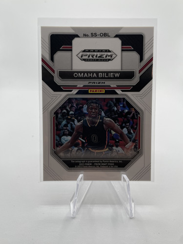 2023 24 Panini Prizm Draft Picks Omaha Biliew Hyper Prizm Rookie Auto (2).1