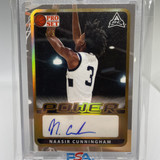 2021 22 Leaf Pro Set Power Naasir Cunningham Gold Rookie Auto 5 (1)