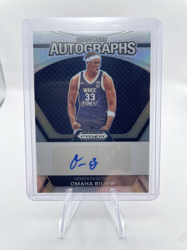 2024 25 Panini Prizm Draft Picks Omaha Biliew Prizm Rookie Auto (1).1