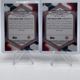 2023 24 Bowman U Best Simeon Wilcher Yellow Refractor 75 Green 99 100 Set (9 (4)