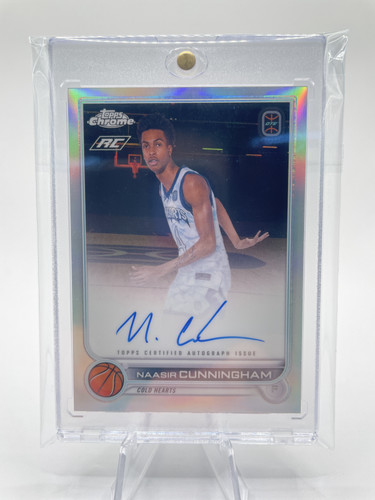 2022 23 Topps OTE Chrome Naasir Cunningham Refractor Rookie Auto (1).1