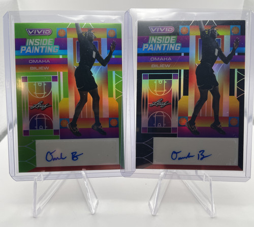 2022 23 Leaf Vivid Omaha Biliew Inside Painting Green Auto 15 + Black Auto 20 (1).1