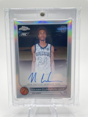 2022 23 Topps OTE Chrome Naasir Cunningham Refractor Rookie Auto (3).1