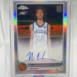 2022 23 Topps OTE Chrome Naasir Cunningham Refractor Rookie Auto (5)