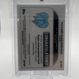 2022 23 Topps OTE Chrome Naasir Cunningham Refractor Rookie Auto (7)
