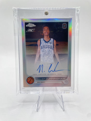 2022 23 Topps OTE Chrome Naasir Cunningham Refractor Rookie Auto (8).1