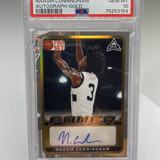 2021 22 Leaf Pro Set Power Naasir Cunningham PSA 10 POP 11 Gold Rookie Auto 5 (1)