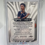 2022 23 Leaf Optichrome Naasir Cunningham Green Crystal Rookie Auto 5 (2)