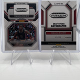 2023 24 Panini Prizm Draft Picks Omaha Biliew Orange Prizm Auto 49 Set (x2) (2)