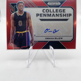 2023 24 Panini Prizm Draft Picks Omaha Biliew Red Prizm Auto 199 (1)