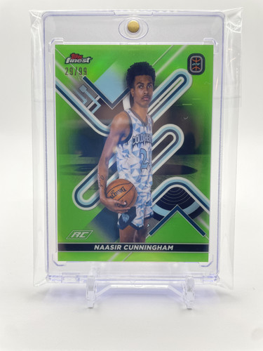 2022 23 Topps OTE Finest Naasir Cunningham Lime Green Refractor Rookie 99 (1).1