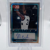 2021 22 Leaf Pro Set Power Naasir Cunningham Aqua Rookie Auto 99 #BA NC1 (3)