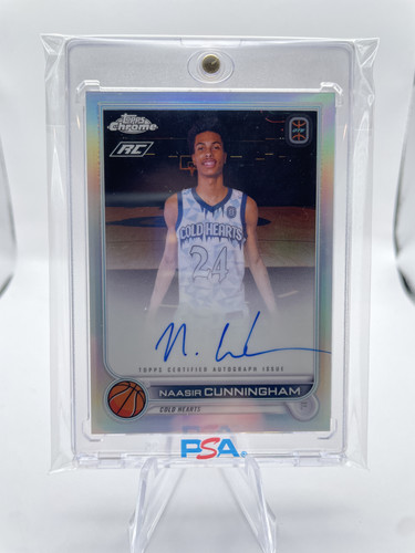 2022 23 Topps OTE Chrome Naasir Cunningham Refractor Rookie Auto (10)