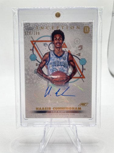 2022 23 Topps OTE Inception Naasir Cunningham Base Rookie Auto 199 (13).1