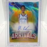 2022 23 Topps OTE Finest Naasir Cunningham Arrivals Gold Rookie Auto 50 (1)