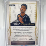 2022 23 Leaf Trinity Naasir Cunningham Green Holo Rookie Auto 20 (2)