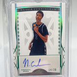 2022 23 Leaf Trinity Naasir Cunningham Green Holo Rookie Auto 20 (1)