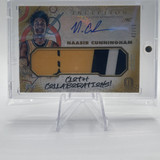 2022 23 Topps OTE Inception Naasir Cunningham Gold Rookie Patch Auto 50 (1)