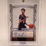 2022 23 Leaf Trinity Clear Naasir Cunningham Holo Blue Rookie Auto 30 (1)