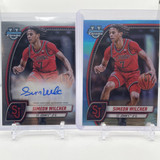 2023 24 Bowman U Chrome Simeon Wilcher Refractor Auto 250 + Base Auto Set (x10) (4)
