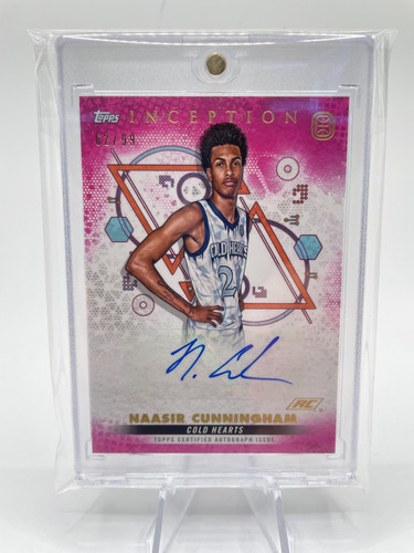 2022 23 Topps OTE Inception Naasir Cunningham Magenta Rookie Auto 99 (1)