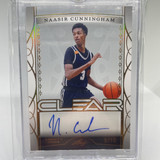 2022 23 Leaf Trinity Clear Naasir Cunningham Gold Holo Rookie Auto 10 (1)