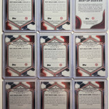 2023 24 Bowman U Best Simeon Wilcher Yellow Refractor 75 Green 99 100 Set (9) (2)