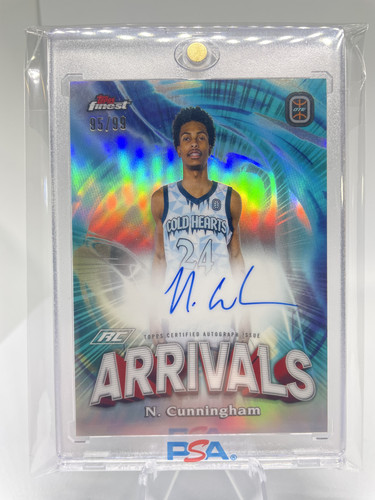 2022 23 Topps OTE Finest Naasir Cunningham Arrivals Rookie Auto 99 (1).1