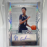2022 23 Leaf Trinity Clear Naasir Cunningham Platinum Holo Rookie Auto 25 (1)