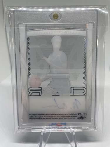 2022 23 Leaf Trinity Clear Naasir Cunningham Platinum Holo Rookie Auto 25 (4).1