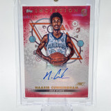 2022 23 Topps OTE Inception Naasir Cunningham Red Foil Rookie Auto 75 (5)