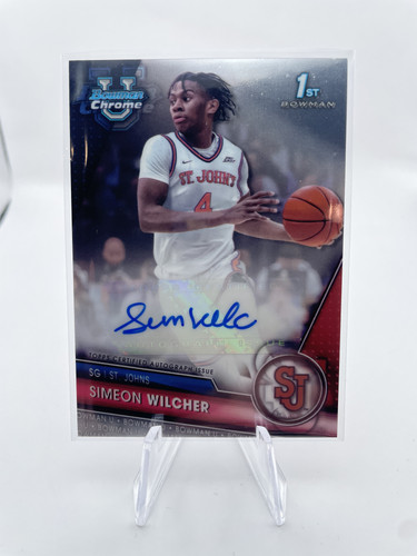 2023 24 Bowman U Chrome Simeon Wilcher Refractor Auto 250 + Base Auto Set (x10) (16)