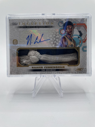 2022 23 Topps OTE Inception Naasir Cunningham Rookie Game Ball Relic Auto 5 (1)