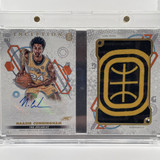 2022 23 Topps OTE Inception Naasir Cunningham OTE Logo Relic Booklet Auto 11 (1)