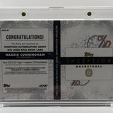 2022 23 Topps OTE Inception Naasir Cunningham OTE Logo Relic Booklet Auto 11 (2)