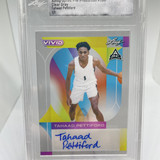 2022 23 Leaf Vivid Tahaad Pettiford Clear Grey Production Proof Rookie Auto 11