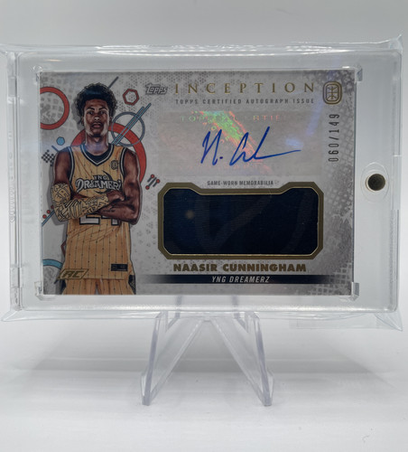 2022 23 Topps OTE Inception Naasir Cunningham Rookie Patch Auto 149 (1)