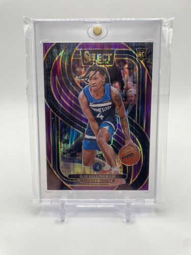 2024 25 Panini Select Rob Dillingham Premier Level Purple Prizm Rookie 249 (1).1