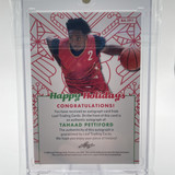2022 23 Leaf Holidays Tahaad Pettiford SP Rookie Auto (2)