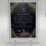2025 26 Topps Leonard Miller Topps Notch Signatures SP Auto #TNS LM (2)