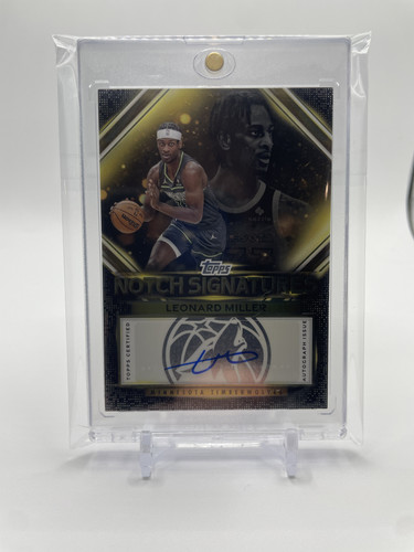 2025 26 Topps Leonard Miller Topps Notch Signatures SP Auto #TNS LM (1).1