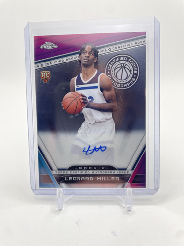 2023 24 Topps Chrome Leonard Miller Certified Rookie Auto (1).1