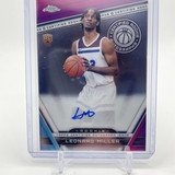 2023 24 Topps Chrome Leonard Miller Certified Rookie Auto (3)